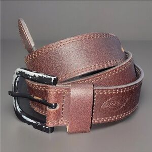 Dickies✨Men's Casual Leather Belt Brown Size 38/95